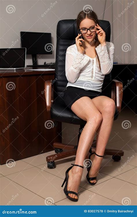 Secretary Works In The Office Stock Photo Image Of Person Work 83027578