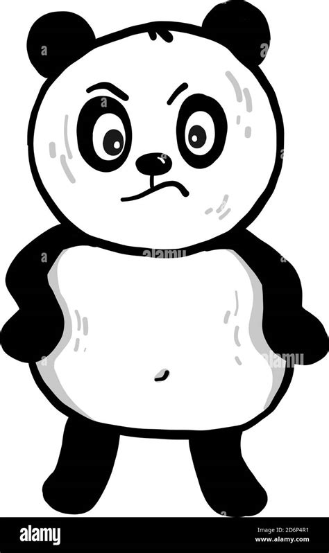 Angry Panda Stock Vector Images Alamy