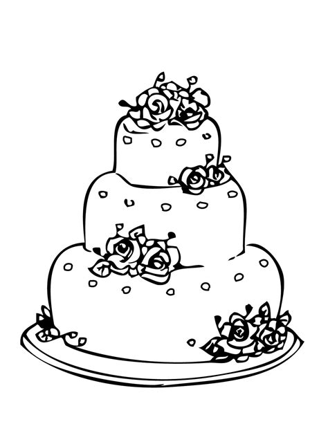 It is a great page to start with. Round Wedding Cake Coloring Pages to printing