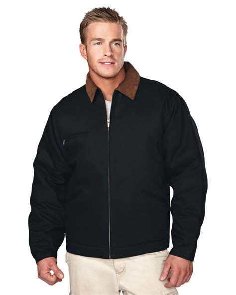 Tri Mountain 4800 Men Canvas Work Jacket With Quilted Lining