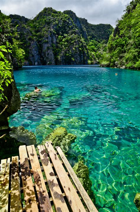 Kayangan Lake Coron Islands Palawan Philippines World Travel