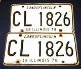 Pictures of Illinois License Plates Sticker