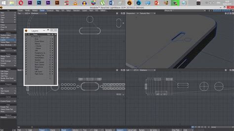 Lightwave 3d Modeler Splitting And Merging Polygons In Lightwave