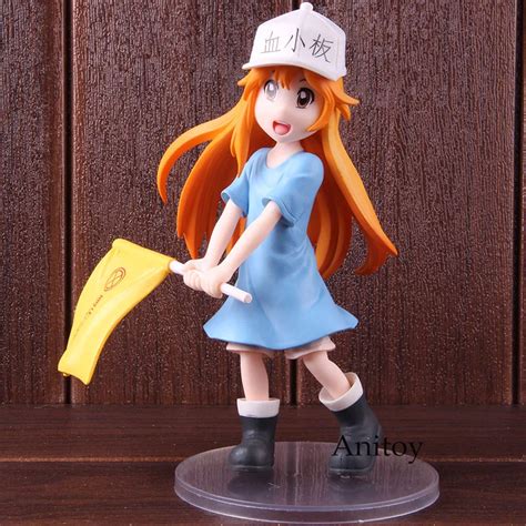 Anime Hataraku Saibou Action Figure Cells At Work Platelet Cute Pvc Collectible Model Toy In