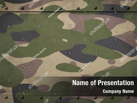 Space Tank Camouflage Powerpoint Template Space Tank Camouflage