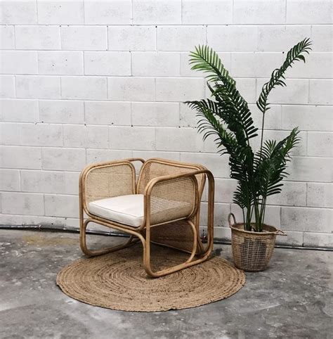 Cane Armchair Two Foxes Modern Furniture Rental And Event Styling