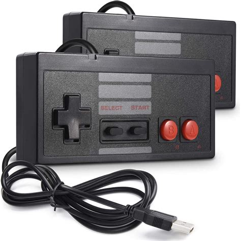 Miadore 2 Pack Classic Usb Controller For Nes Gaming Wired Pc Usb Nes