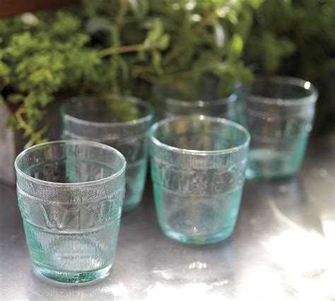 Vino Recycled Glass Tumbler Traditional Everyday Glasses By Pottery Barn