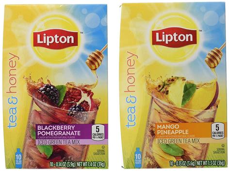 Lipton Iced Green Tea Mix To Go Packets — Snackathon Foods