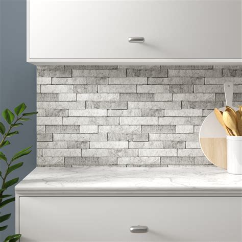 Foundstone Stone Peel And Stick Backsplash Wall Decal And Reviews Wayfair