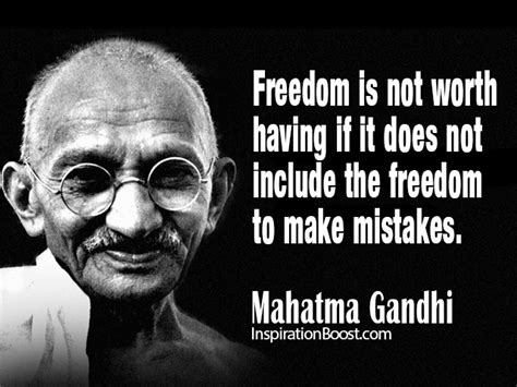 Mahatma Gandhi Freedom Quotes Inspiration Boost