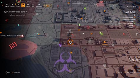 Division 2 Hunter Locations Map