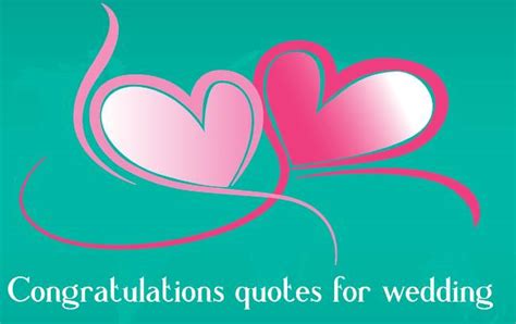 Congratulations Quotes For Wedding Wish And Messages