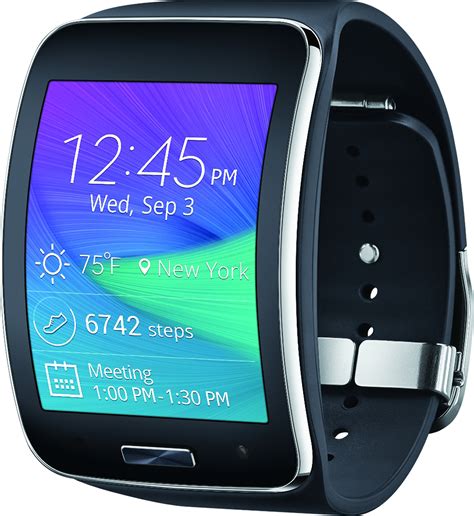 Best Buy Samsung Gear S Smartwatch 40mm Chrome Atandt Black Urethane