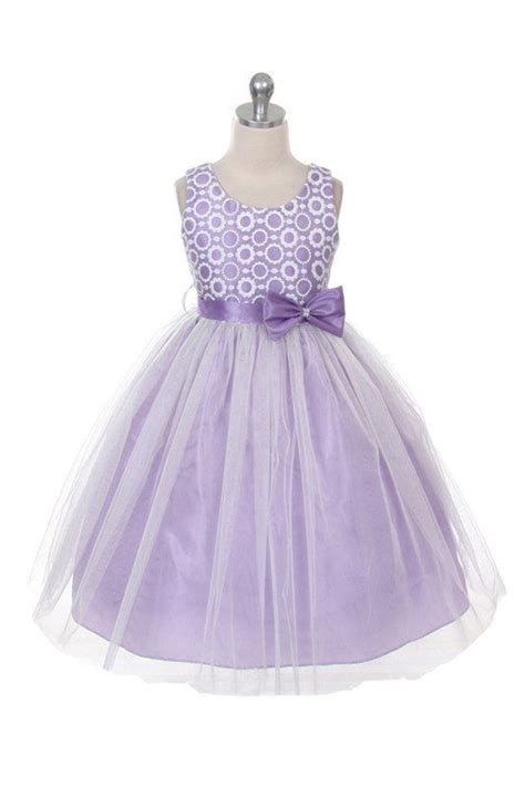 Tulle Skirt Flower Girl Dress Free Shipping Lilac Flower Girl