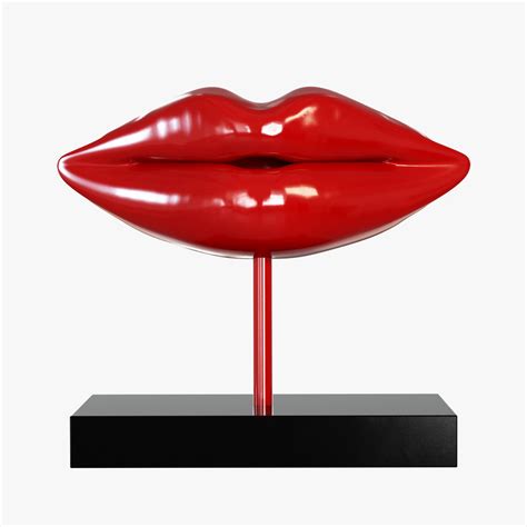 Figurine Lips 3d Model Cgtrader