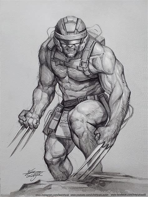 Pin By Claude Marts On Wolverines Character Sketches Marvel Comics Art Drawings