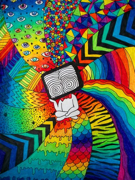 Hippie Drawings Easy Hippie Drawing Ideas At