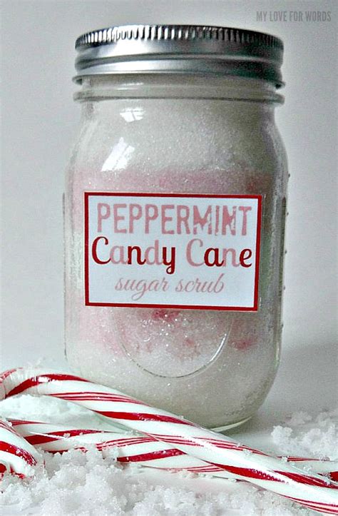 Peppermint Candy Cane Sugar Scrub Recipe