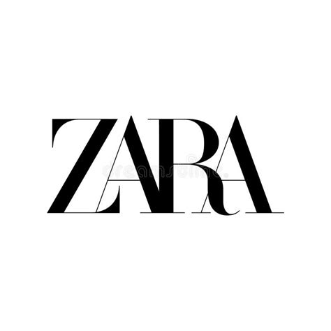 Zara Fashion Brand New Vector Logo Design Editorial Stock Photo