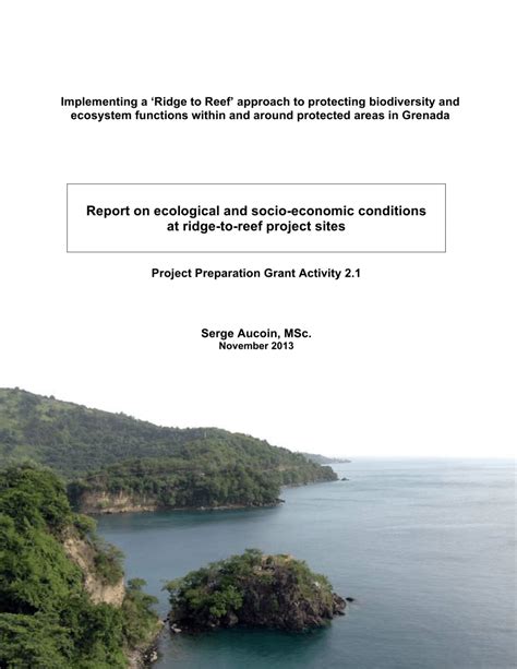 Pdf Report On Ecological And Socio Economic Conditions At Ridge To