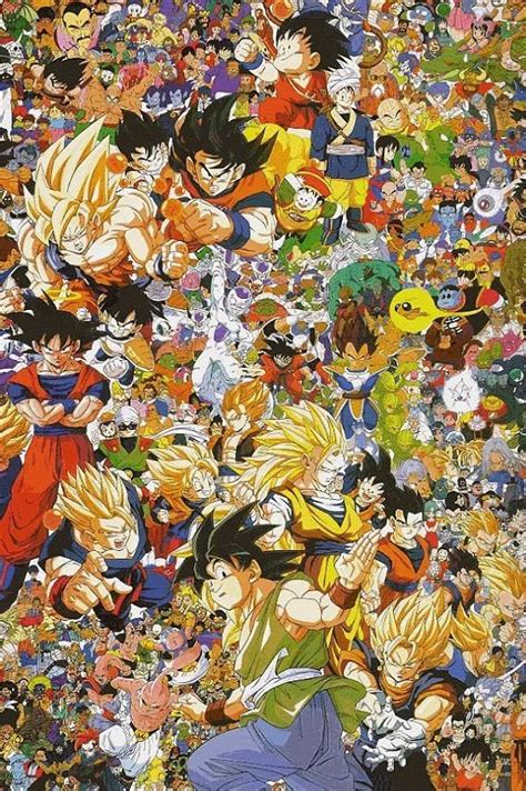 Toriyama and toyotaro drawing dragon ball characters. Image - All DBZ Characters.jpg | Dragon Ball Wiki | Fandom ...