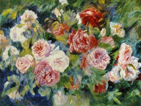 Roses Pierre Auguste Renoir En Reproducción Impresa O Copia Al óleo