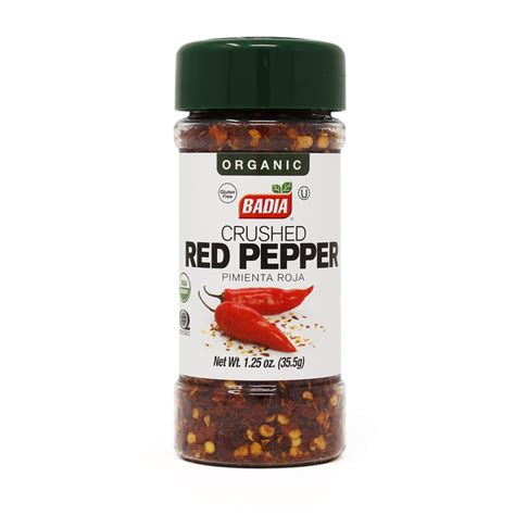 organic red pepper crushed badia spices