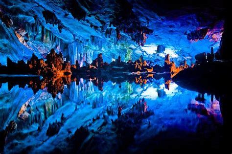 Reed Flute Cave Guilin China Guilin China Caving Space Place