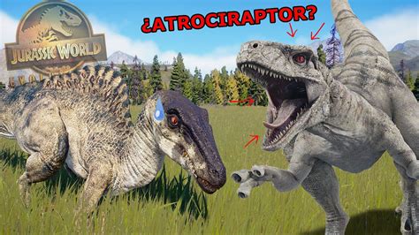 ¿nuevo Dinosaurio Atrociraptor Jurassic World Y Spinoraptor Hibrido De