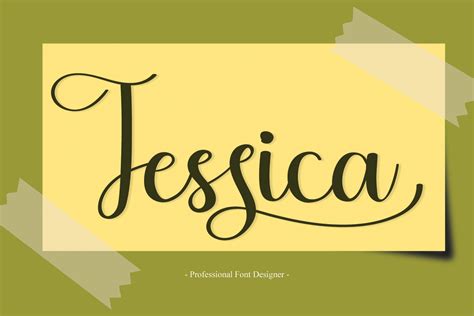 Jessica Font By Erik Studio · Creative Fabrica