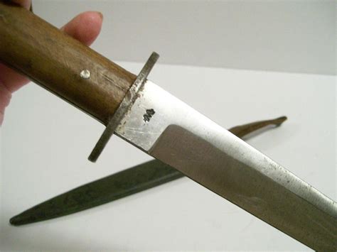 German Wwi Era Trench Knife Wth Original Scabbard 1801400825