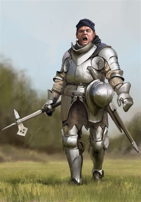 Heavy Infantry Medieval Fantasy Characters Heroic Fantasy Fantasy