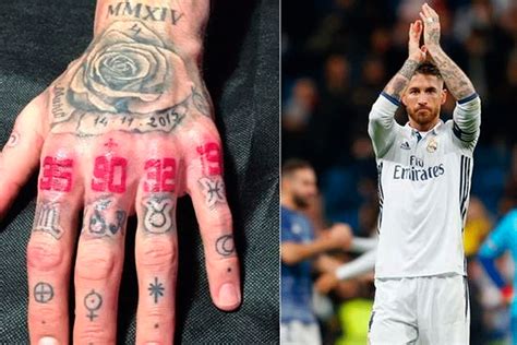 El Nuevo Tatuaje De Sergio Ramos Madrid Barcelona