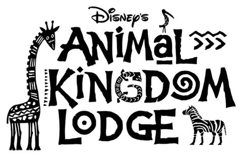 Disneys Animal Kingdom Lodge Logo Svg Cutting File Etsy
