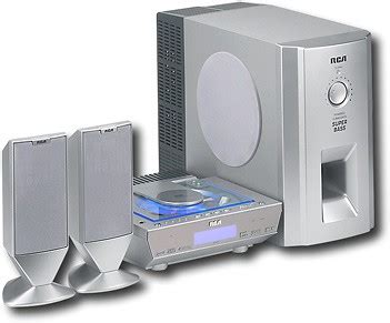 Best Buy Rca Audio Channel Dvd Cd Bookshelf System Rs