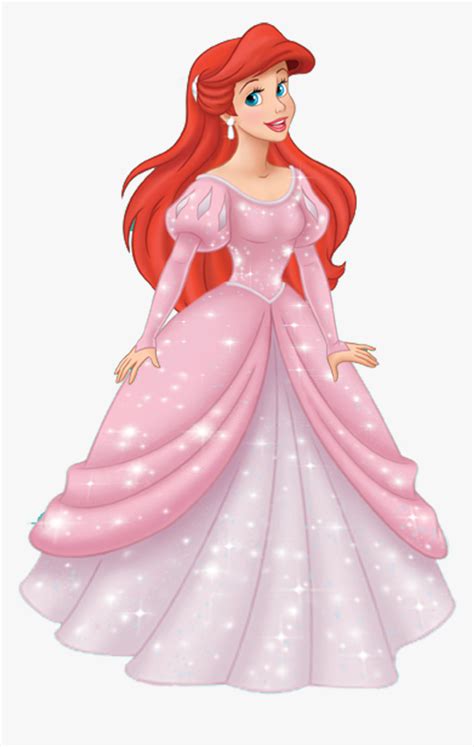 Princess Ariel Pink Dress HD Png Download Transparent Png Image PNGitem