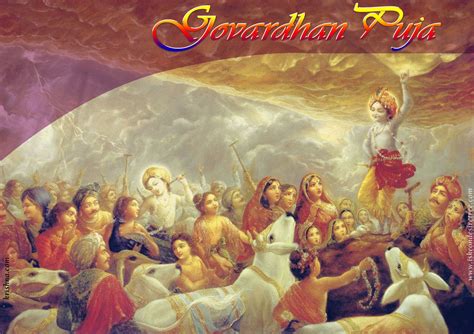 Govardhana Puja By Bhakti Vigna Vinasa Narasimha Swami Hare Krsna Tv