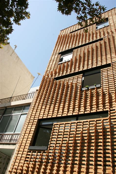 Brick Pattern House Alireza Mashhadmirza Brick Architecture Amazing