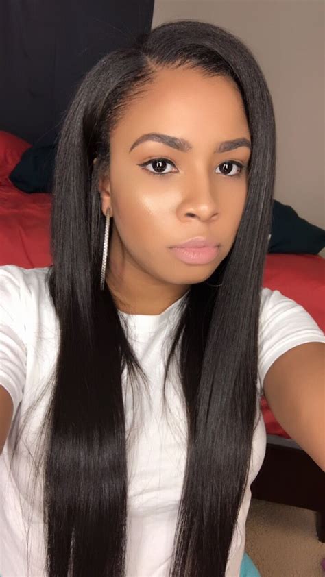 Side Part Sew In Sew In Weave Hairstyles Black Hairstyles With Weave
