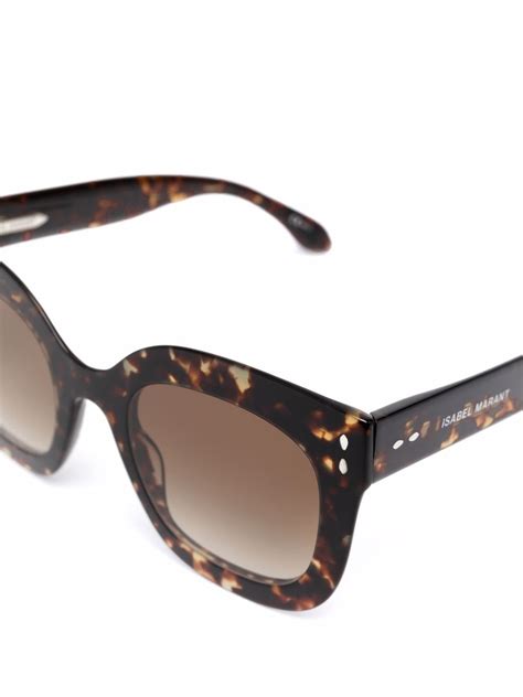 Isabel Marant Eyewear Tortoise Shell Cat Eye Sunglasses Farfetch