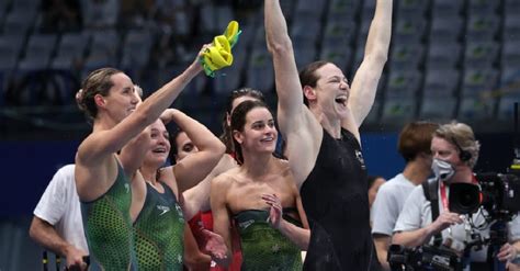 Australia Won The Gold Medal At 4x100m Medley Relay For Women At Tokyo