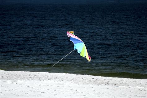 Flying Umbrella Impales Kills Woman On The Beach Iheart