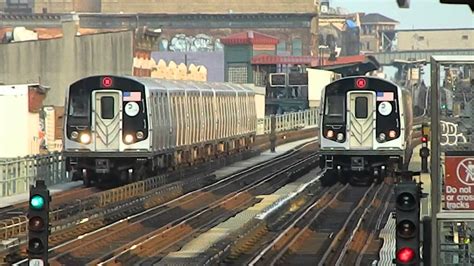 Mta New York City Subway Alstom Queens Manhattan Bound R A M