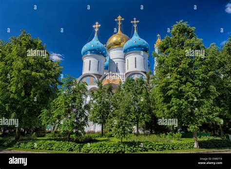 Cathedral Of The Assumption At Trinity Lavra Of St Sergius In Sergiyev