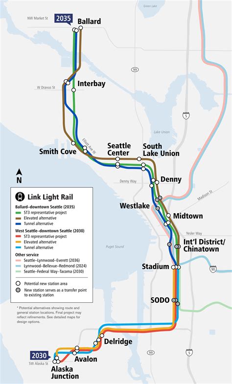 30 Seattle Light Rail Stations Map Online Map Around The World