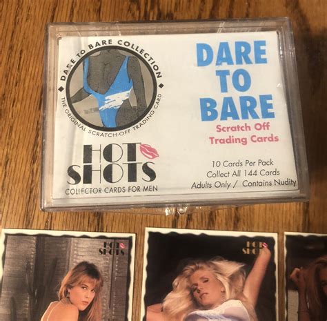 Hot Shots Dare To Bare Complete Card Set Unscratched Vg Condition Rare Ebay