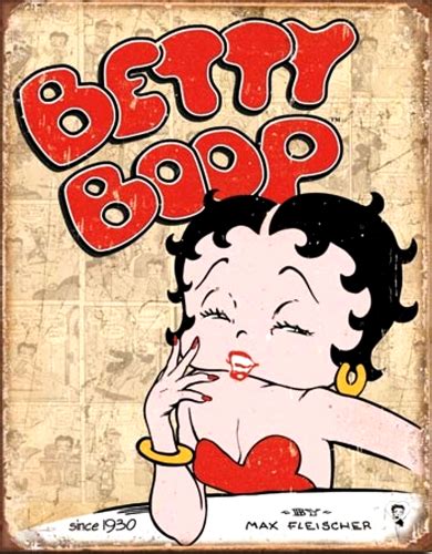 Betty Boop Retro Sign Old Time Signs