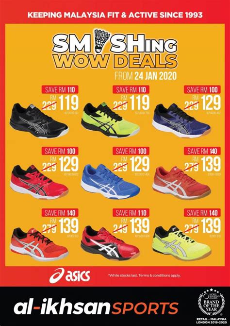 Dapatkan barangan sukan dengan diskaun yang menakjubkan. Al-Ikhsan Smashing Wow Deals Sale Court Shoes As Low As ...