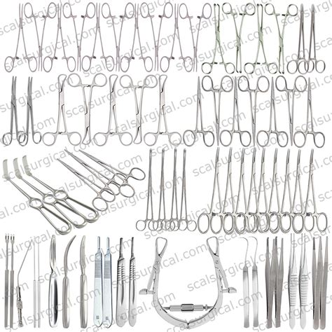 Thyroidectomy Instruments Set Of 73 Pcs For Removing Part Of Thyroid